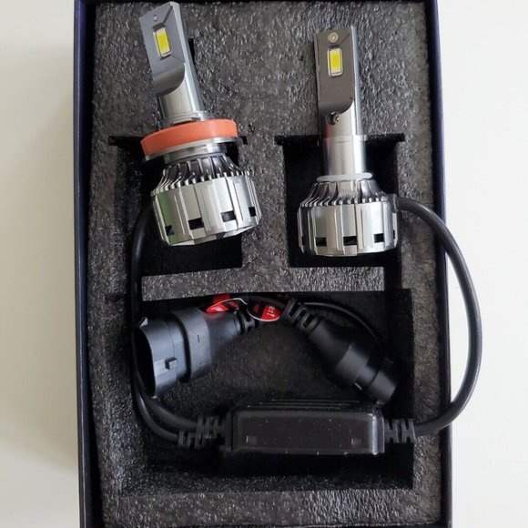 BRAND NEW - H11 H9 H8 LED Headlight Bulbs - Super Bright 6000K Conversion Kit - Picture 1 of 1